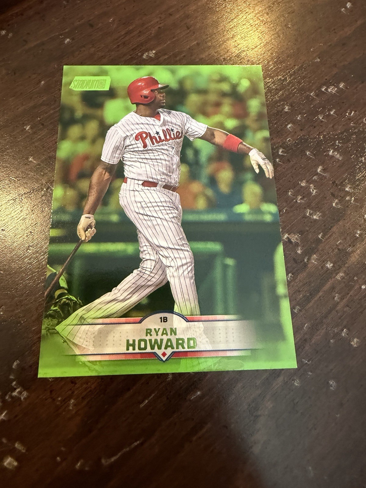 2025 Topps Stadium Club - Ryan Howard #148 Green Foil /199