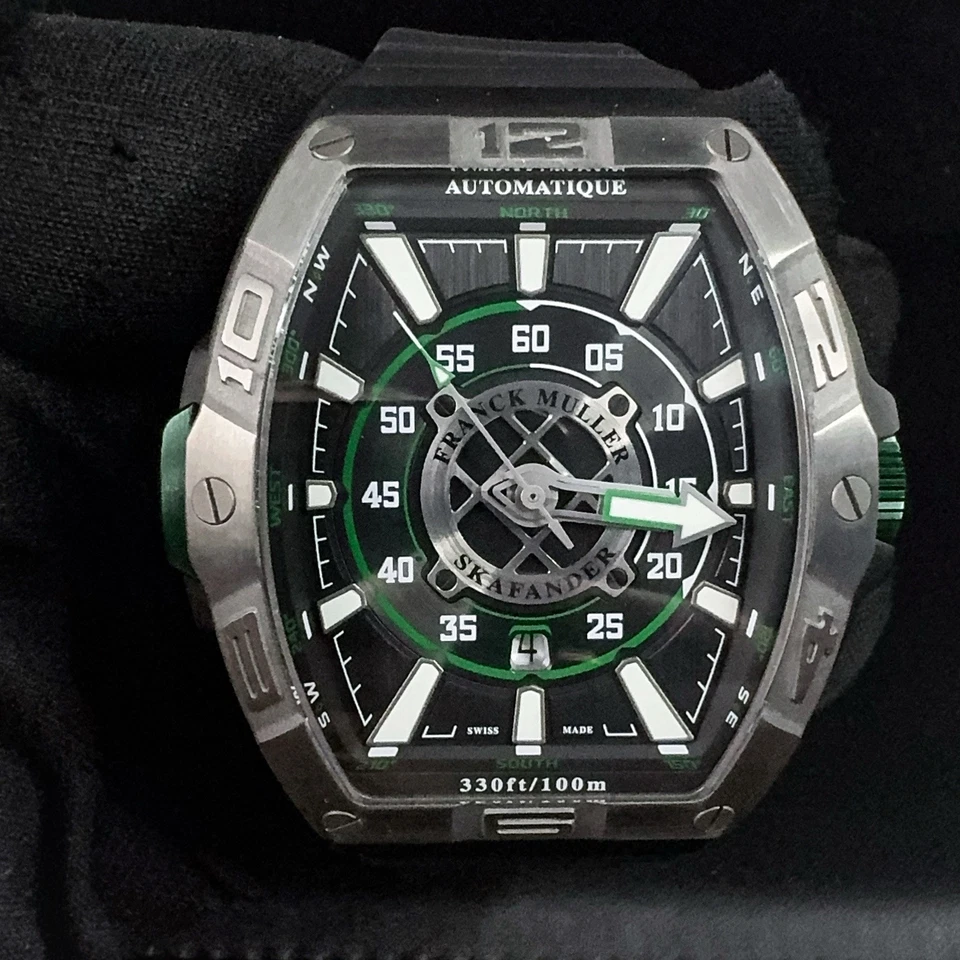 Juego Completo Franck Muller Skafander 43mm Titanio Asiático Pacífico Boutique 2024 Foto 4 de 4
