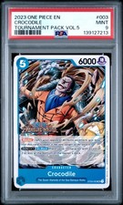 2023 ONE PIECE PROMOS TOURNAMENT PACK VOL.5 #003 CROCODILE PSA 9