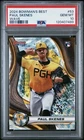 2024 Bowman's Best Paul Skenes #53 Wave Refractor RC PSA 10 Rookie
