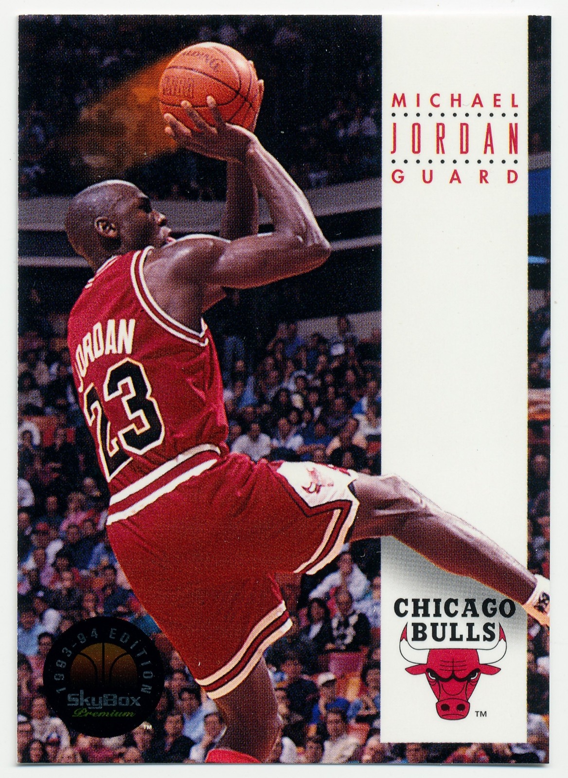 1993-94 SkyBox Premium MICHAEL JORDAN #45 Card Chicago Bulls HOF Very Nice