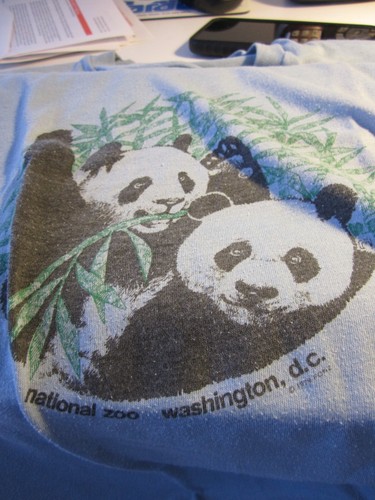 Vintage 70s Washington Zoo Pandas (Ling Ling and Hsing Hsing)T-shirt