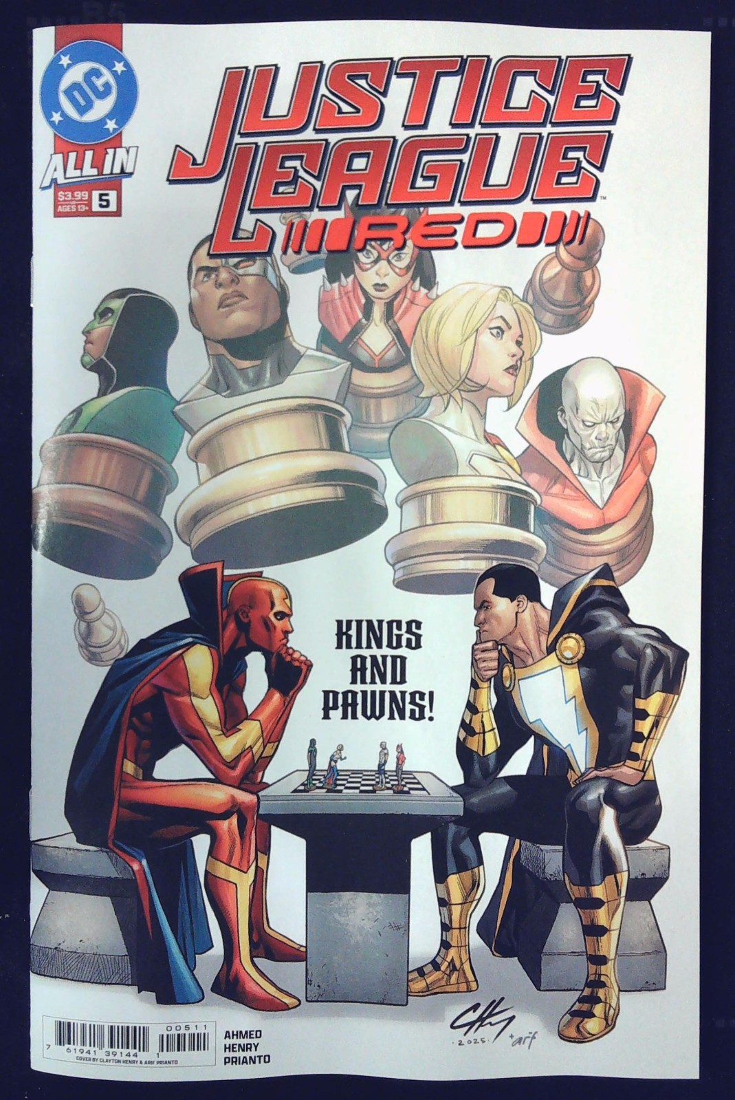 JUSTICE LEAGUE RED (2025) #5 - New Bagged