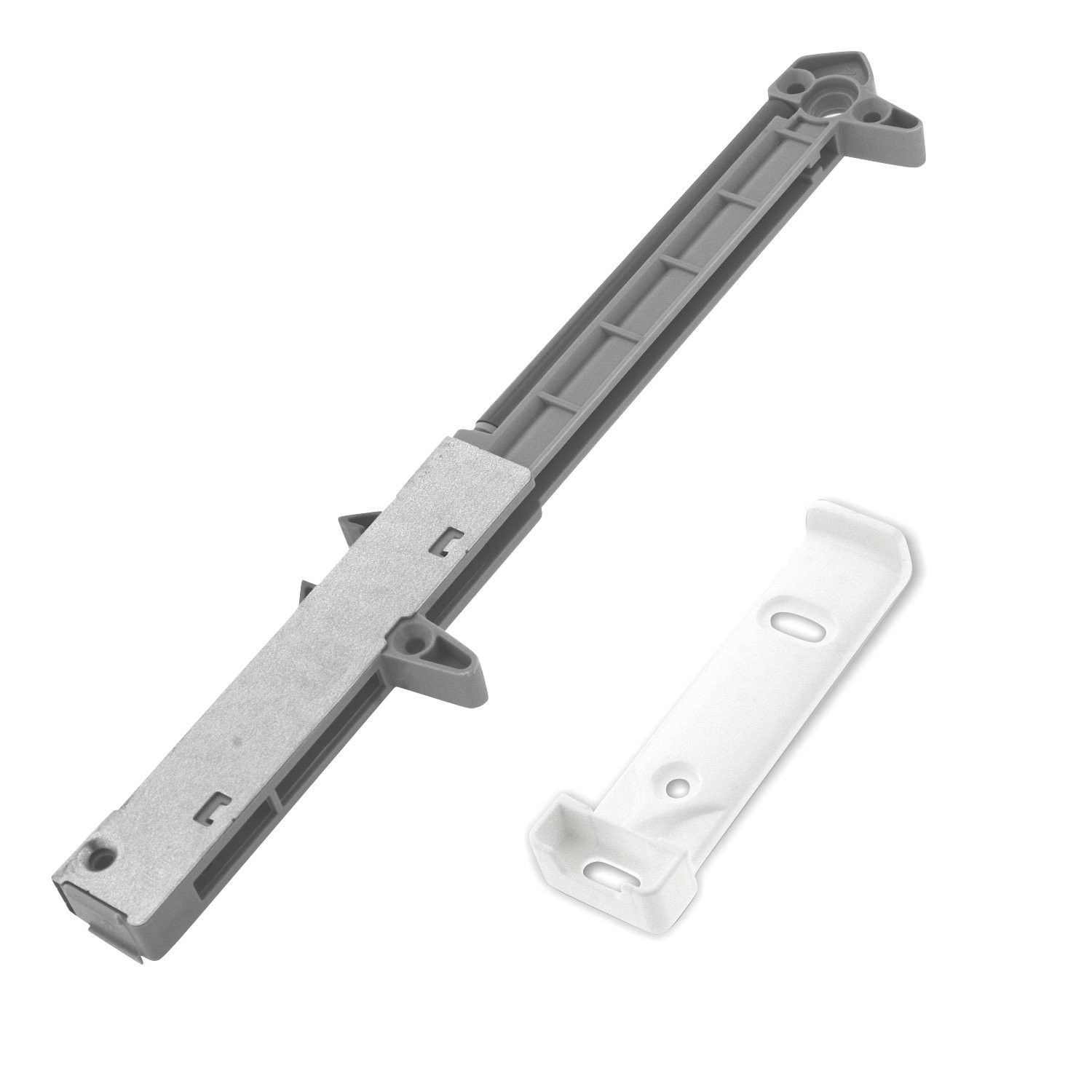Fermeture douce pour tiroirs Hardware SCD104W en plastique blanc résistant lot de 2