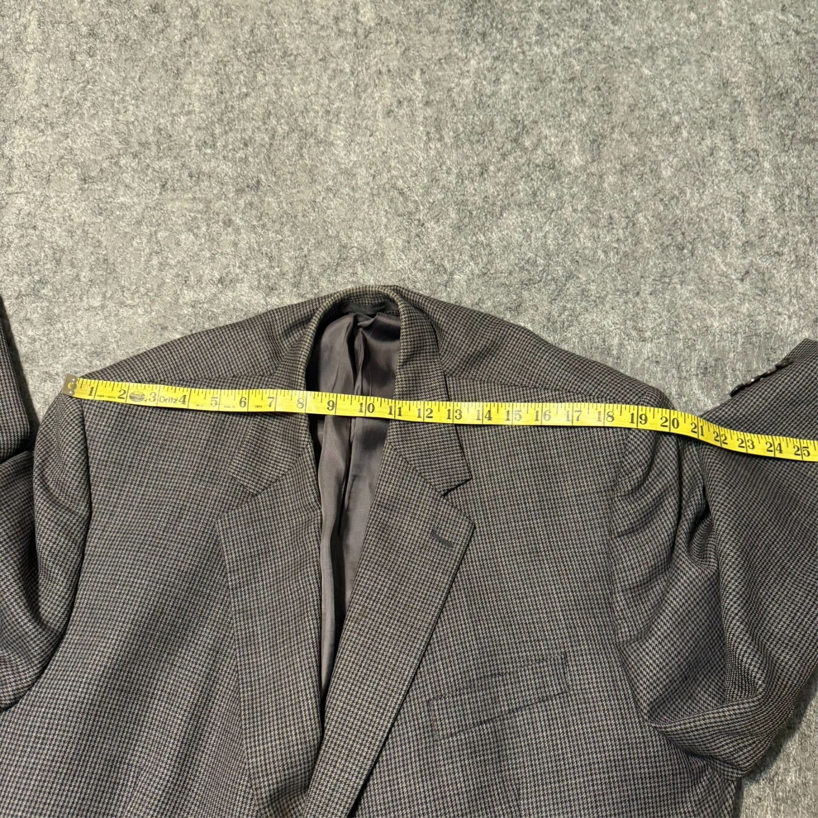 Vintage Ralph Lauren Mens Jacket Blazer Size 48S Brown Tweed Wool Sport Coat thumbnail 7