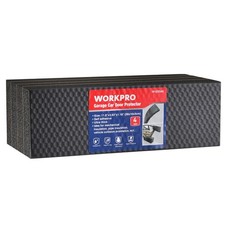 WORKPRO 4Pack Garage Wall/Car Door Protector Set Resilient NBR Foam Bumper Guard