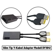 Original Lenovo Slim Tip Y-Kabel Adapter DY18...