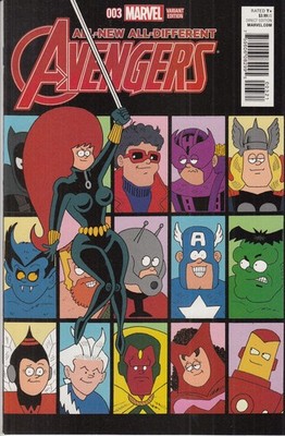 All New All Different Avengers Nr 3 Marvel 2016  1:10 Variant Cover B