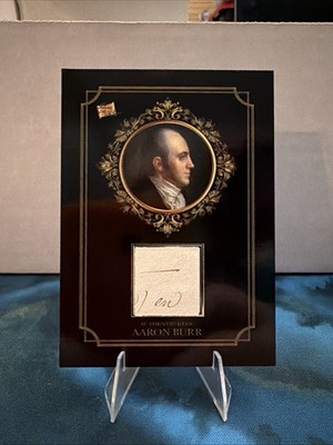 2024 Aaron Burr Pieces of the Past #Single-17 Authentic Relic