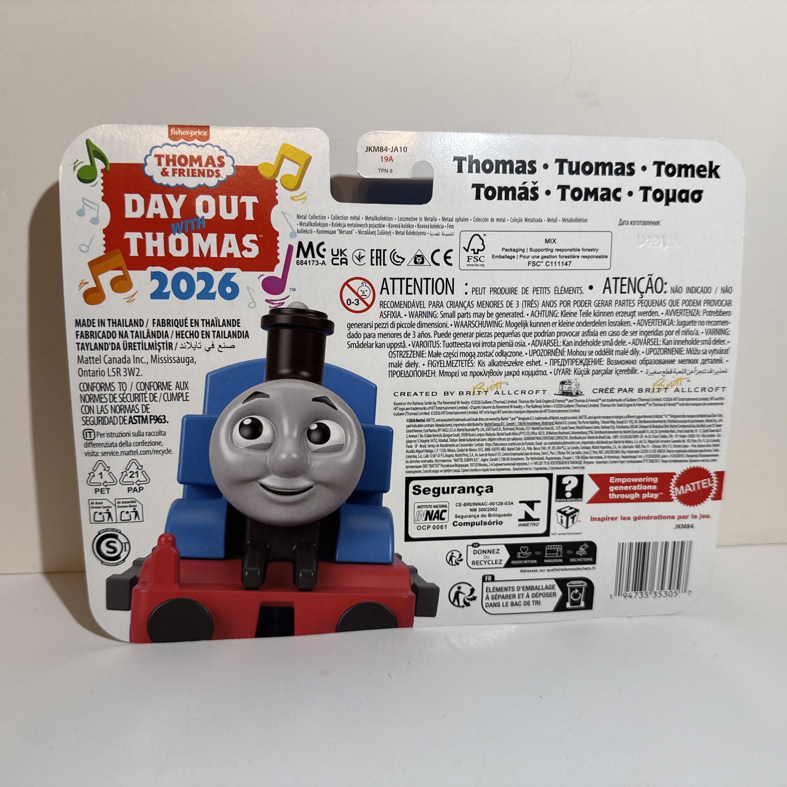 Thomas & Friends 2026 Day Out With Thomas Exclusive Metal Collection Train New