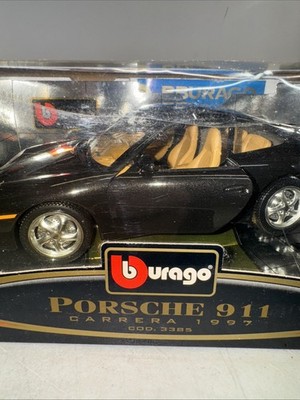 Burago Porsche 911 Carrera 1997 Gold Edition 1 18 Scale for sale