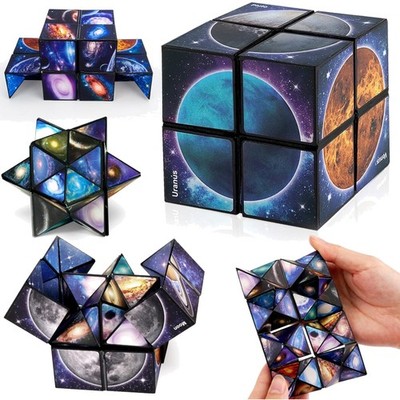 Spielzeug Kinder Erwachsene Infinity Cube Zauberwürfel Anti Stress Puzzle 11,5cm