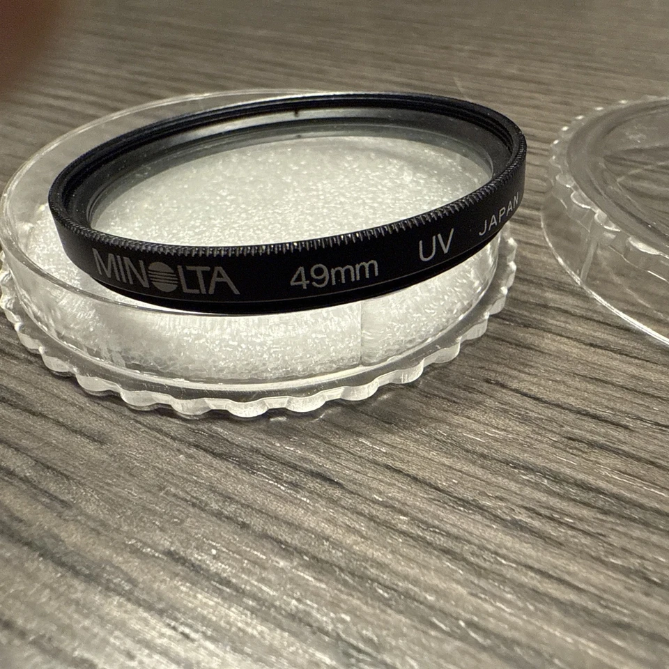 Genuine OEM Minolta 49mm UV Lens Protection Filter Guard Safety Protector Japan - Image 2 of 3