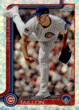 2025 Topps Chrome Logofractor Edition Jameson Taillon Chicago Cubs BBA4-1166