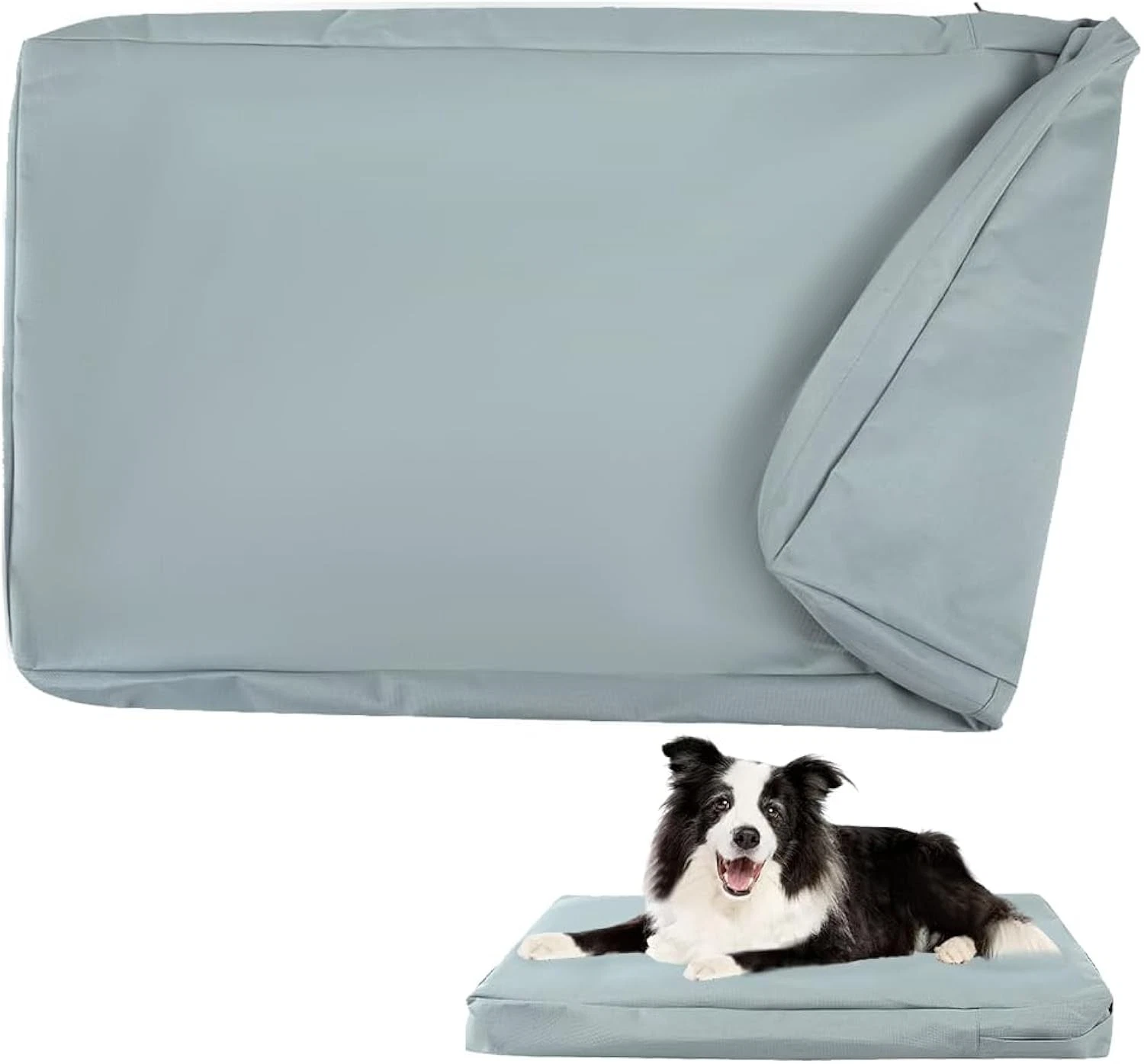 100% Waterproof Dog Bed Cover Grey S 76x51x10cm Pet Mattress Protector