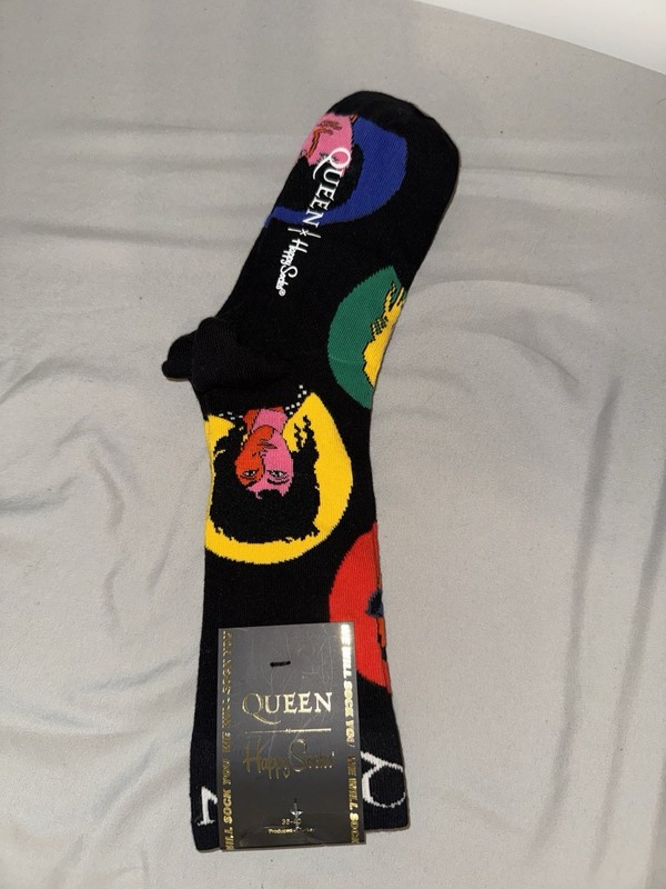 NWT Queen Faces If Queen socks by Happy Socks size US Men 4.5-7.5, Women 5.5-9.5
