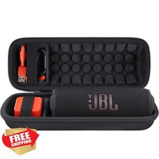 Khanka Case for JBL Flip 7/6 Speaker Waterproof Black Case Only 