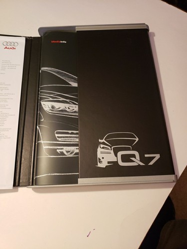 Media Info Audi Q7 2005 RARE Collectible Press Kit English Language - Picture 10 of 23