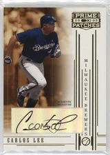 2005 Donruss Prime Patches Signatures Carlos Lee #43 Auto
