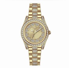 Invicta Wildflower Women s Watch 32mm Gold Real Austrian Pave Crystals 69063