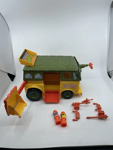 Vintage Teenage Mutant Ninja Turtles Party Wagon Van 1989 TMNT Complete