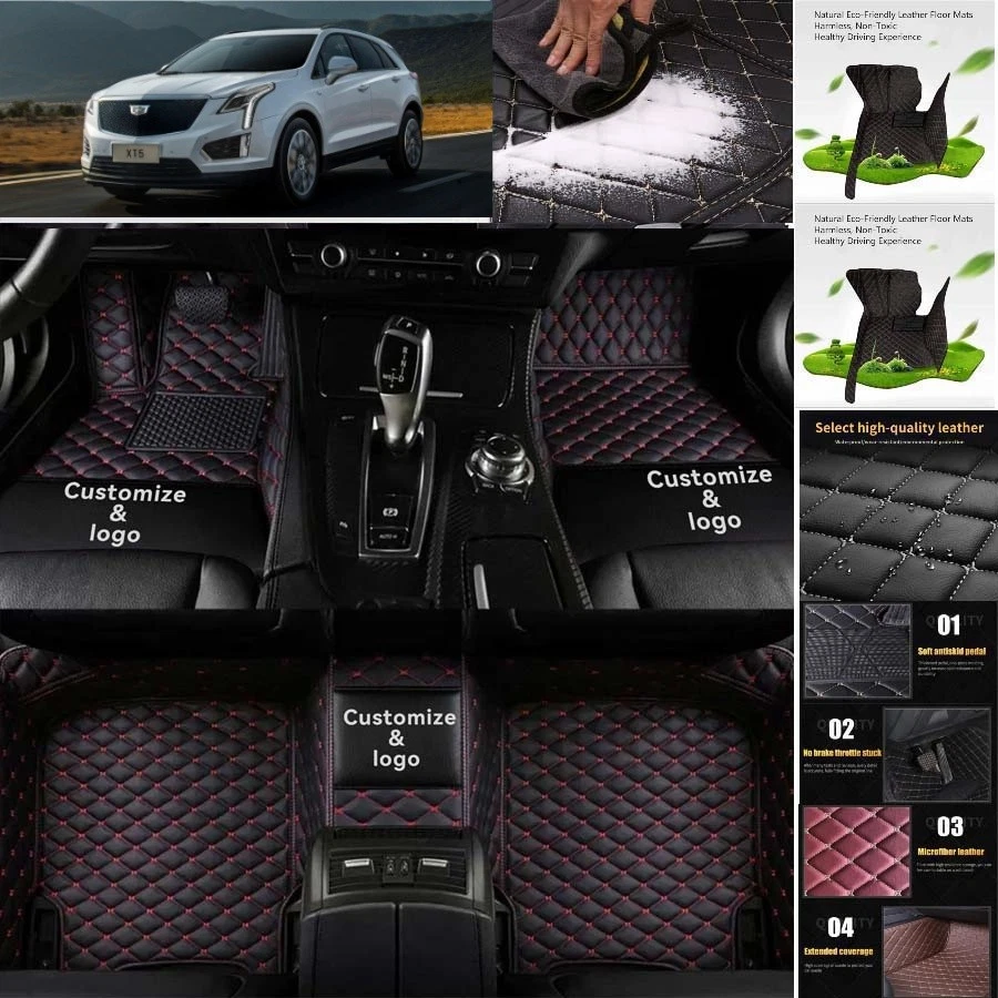 For Cadillac XT5 Car Floor MatsLuxury Waterproof Liners Carpets Cargo Custom Foto 4 de 4