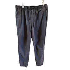 Hurley Men's Pacer Stretch Twill Jogger Size S Gray/Black