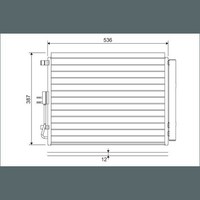 Valeo 822598 Kondensator, Klimaanlage