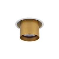 Einbauleuchte KüChe Weiß Gold GU10 B:8 Cm Verstellbar Einbau Strahler Wohnzimmer
