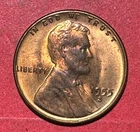 1955S US Choice Uncirculated LINCOLN Cent! "RED & BROWN" X849 Old US Coin!