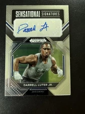 2023 Panini Prizm Draft Picks Darrell Luter Jr. #SS-DLU Sensational Signatures