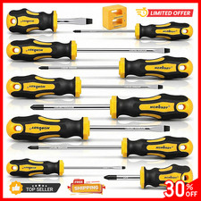 11-Pieces Magnetic Screwdriver Set 5 Phillips...