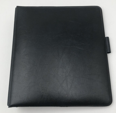 Franklin Covey/Quest Classic 7-Ring Open Binder Vinyl Navy Ultra Damaged
