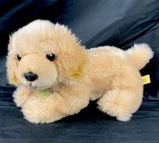 Golden Retriever Lab Puppy Dog Plush Laying Stuffed Animal Aurora Miyoni Tots