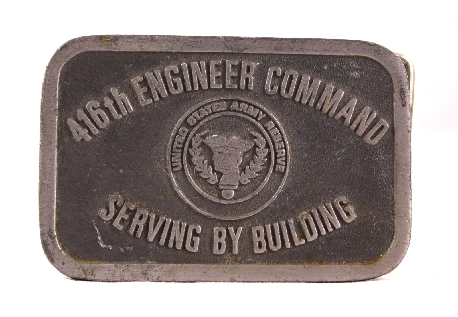 Vintage 416th Engineer Command Serving By Buildin… - image 1