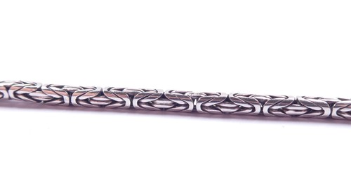 QVC Bracelet Suarti Byzantine Link 925 Sterling Silver Toggle 2004 Hallmarked - Picture 5 of 9