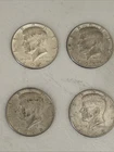 1966 1968 Kennedy Silver Half Dollar Coins Lot of 4 Circulated