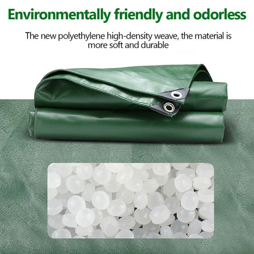 Abdeckplane Wasserdicht 670G PVC Schutzplane mit ösen UV-Beständig Reißfest LKW - Bild 10 von 34