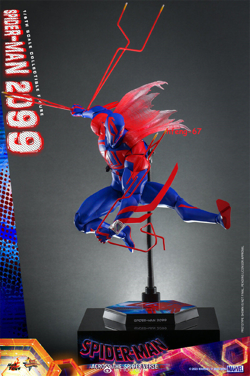 In Stock New Hot Toys MMS711 Spider-Man 2099 1/6 Action Figure