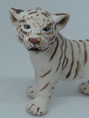 PVC FIGUR PAPO SCHLEICH BULLY ETC..TIER* KLEINER WEISSER TIGER B