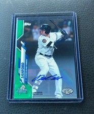 2020 Topps Pro Debut Jake Sanford Green Auto 85/99