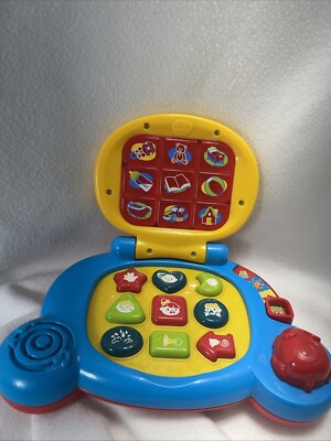 Vtech Baby's Learning Laptop with Mouse Interactive Electronic Toy Tested