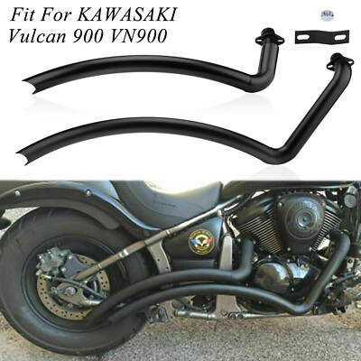 For Kawasaki Vulcan 900 Custom VN900 Classic Shortshots Staggered Exhaust Pipes