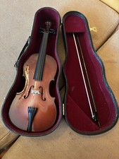miniature violin with case