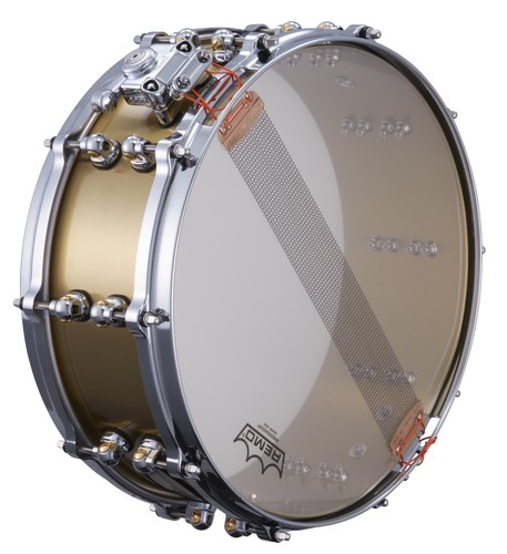 Pearl Reference One 14x5" Cast Brass Snare Drum Die-cast Hoops WorldShip Dealer - Bild 5 von 11