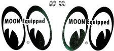 Mooneyes 4 Tall Decals Hot Rat Rod Stickers Drag Race Muscle Car Moon Equipped Mooneyes 4 Tall Decals Hot Rat Rod Stickers Drag Race Muscle Car Moon Equipped