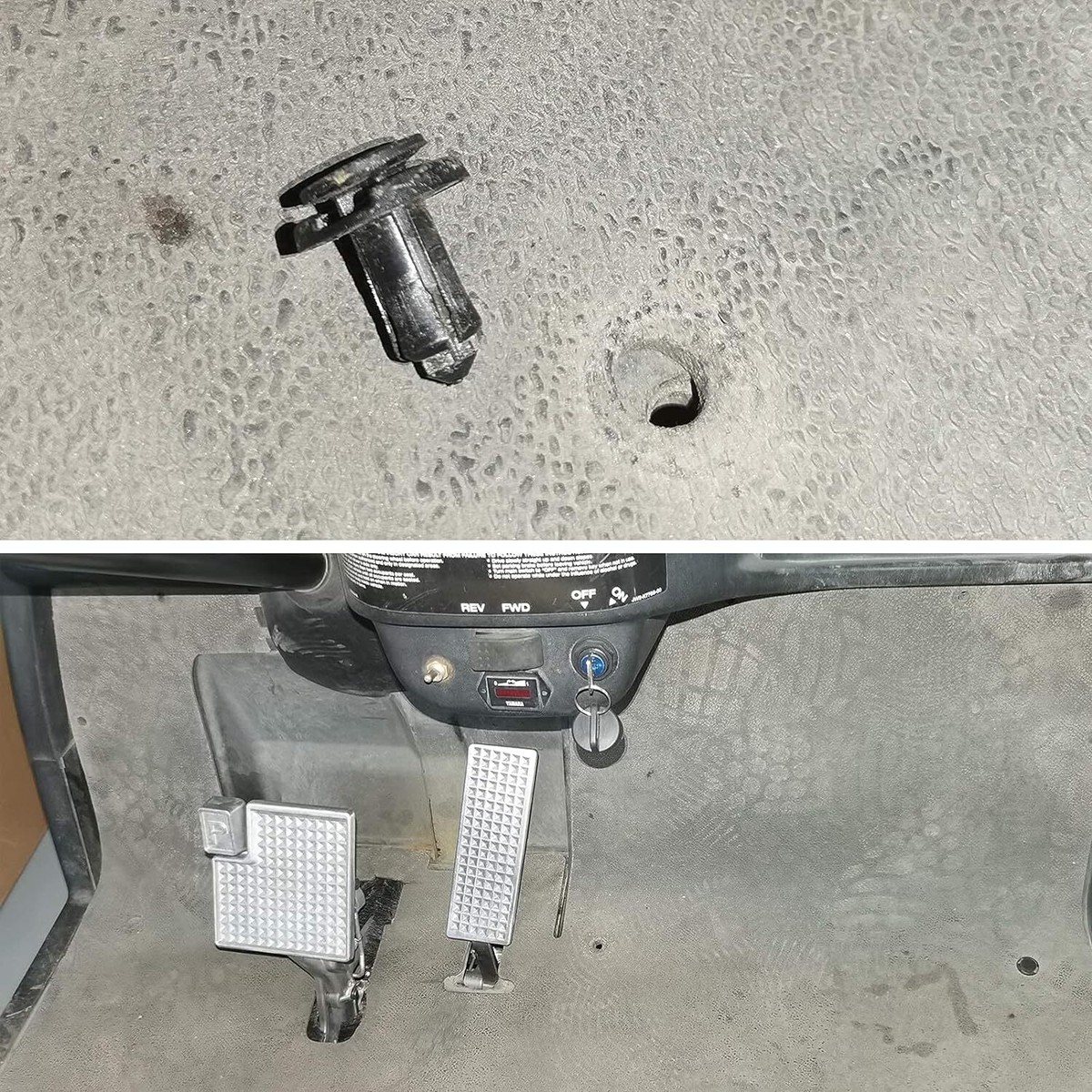 KIT 5 CLIP RIVETTI IN PLASTICA 15,8X20 PER CARENE YAMAHA