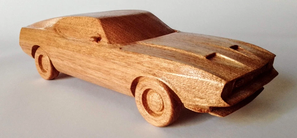 Ford Mustang Mach1 - 1:16 Modello in scala di auto in legno Replica Collezione - Immagine 4 di 4