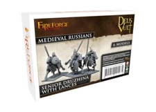 FIREFORGE DEUS VULT DVMR07 MEDIEVAL RUSSIANS SR DRUZHINA WITH LANCES  6 MODELS