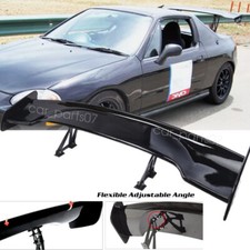 For Honda Civic Del Sol 46 High Stand Gloss Black Rear Trunk Spoiler Racingwing For Honda Civic Del Sol 46 High Stand Gloss Black Rear Trunk Spoiler Racingwing